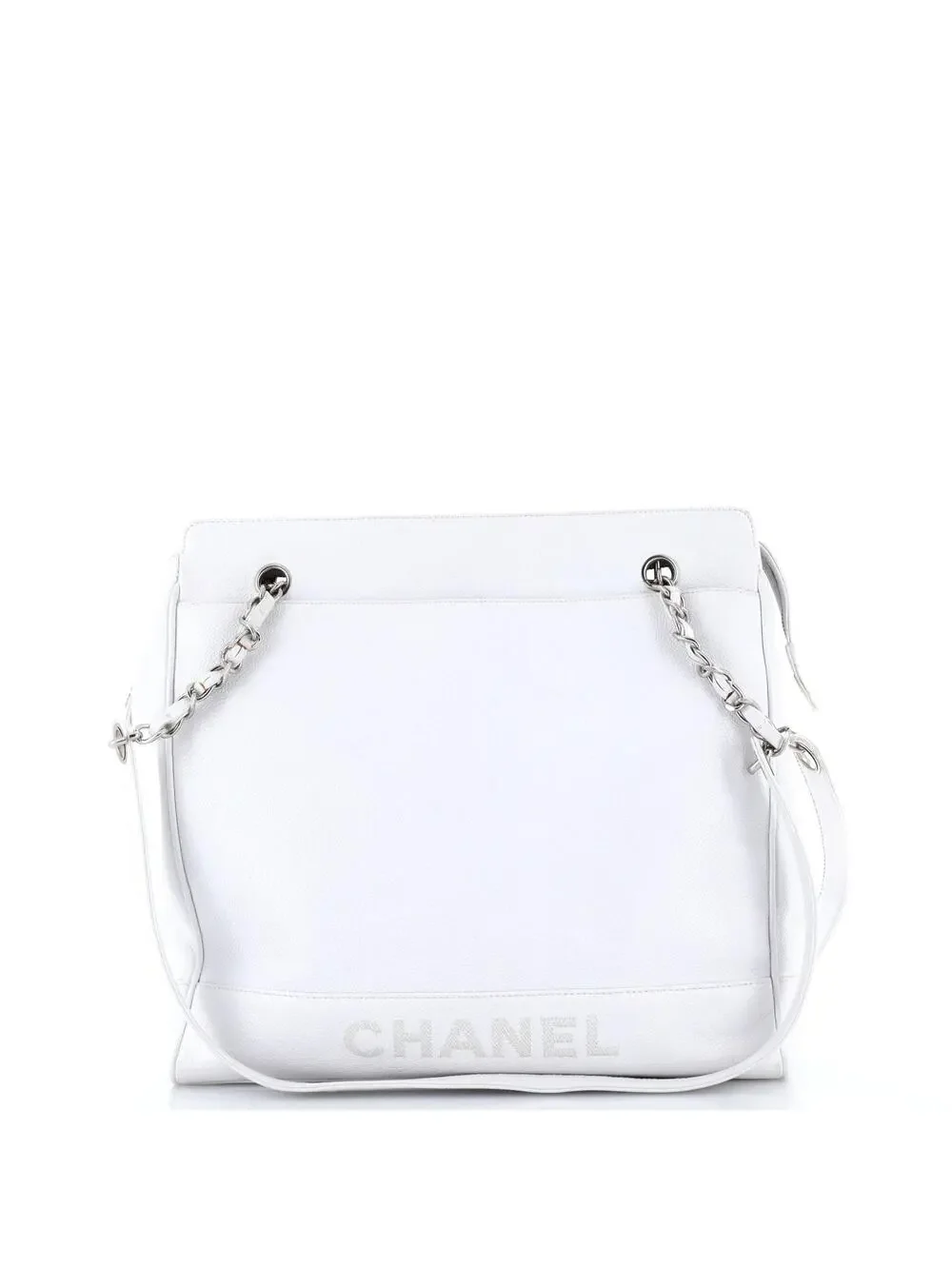 Chanel Vintage Zipped Chain Tote Caviar #333529C15B